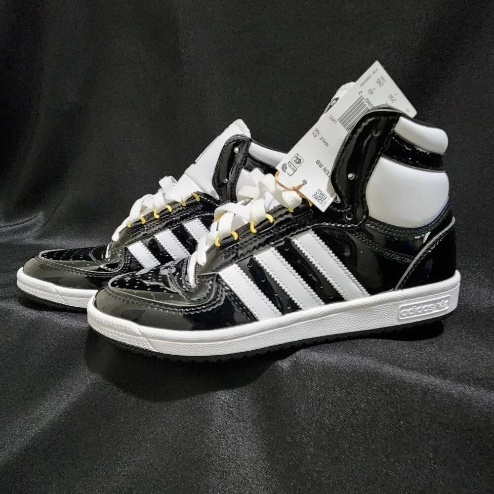 NIB Adidas Originals Top Ten RB Patent Leather Mens Size 7 - Picture 1 of 10